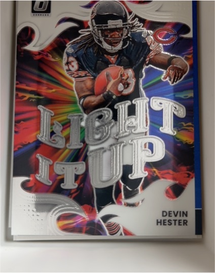 2025 Donruss Optic #18 Devin Hester Light It Up Chicago Bears — front