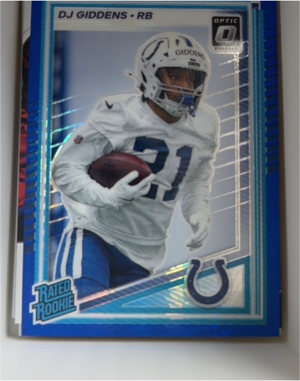 2025 Panini Donruss Optic #258 DJ Giddens — front