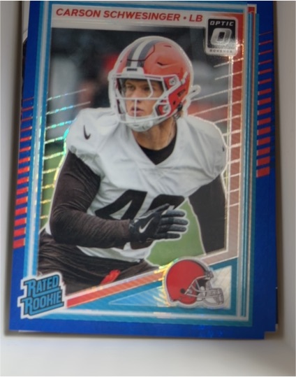 2025 Donruss Optic #217 Carson Schwesinger — front