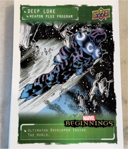 2022 Upper Deck Marvel Beginnings Vol. 2 Series 1 #DLWP18 Ultimaton — front
