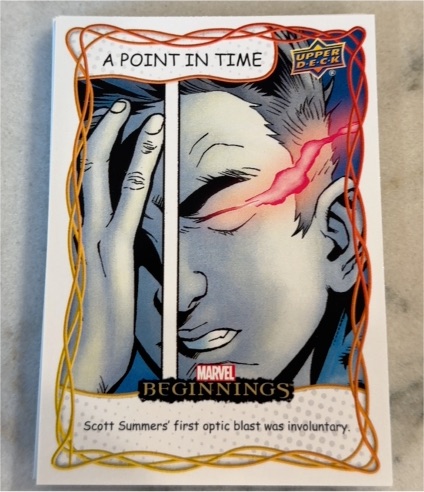 2022 Upper Deck Marvel Beginnings Vol. 2 Series 1 A Point in Time #PT17 Scott Summers — front