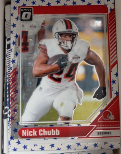 2024 Donruss Optic #45 Nick Chubb Stars — front
