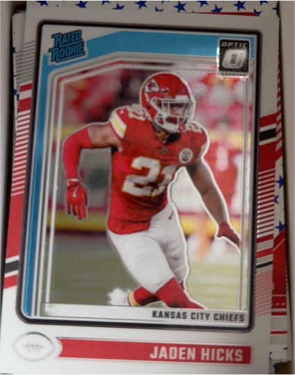 2024 Donruss Optic #237 Jaden Hicks — front