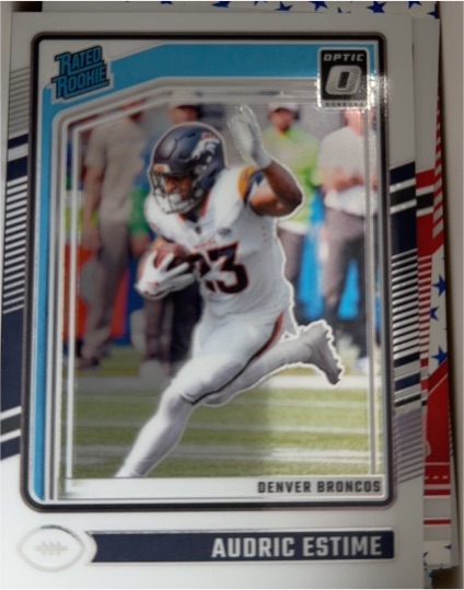 2024 Donruss Optic #206 Audric Estime — front
