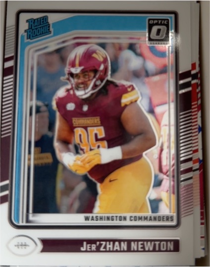 2024 Donruss Optic #252 Jer'Zhan Newton — front