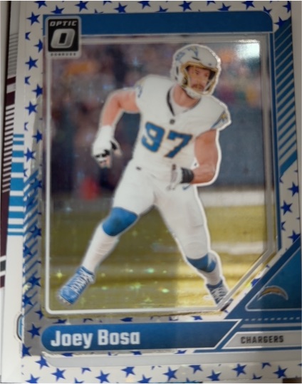 2024 Panini Donruss Optic #112 Joey Bosa Stars Prizm — front