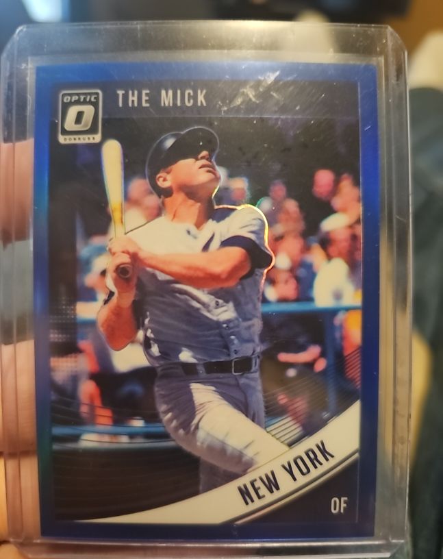 2018 Donruss Optic #165 Mickey Mantle The Mick — front