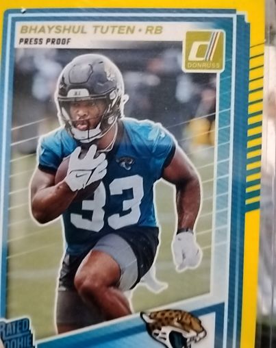 2025 Donruss #333 Bhayshul Tuten — front