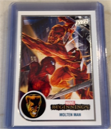 2022 Upper Deck Marvel Beginnings Vol. 2 Series 1 #33 Molten Man — front