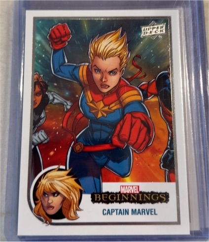 2022 Upper Deck Marvel Beginnings Volume 2 Series 1 #164 Captain Marvel — front