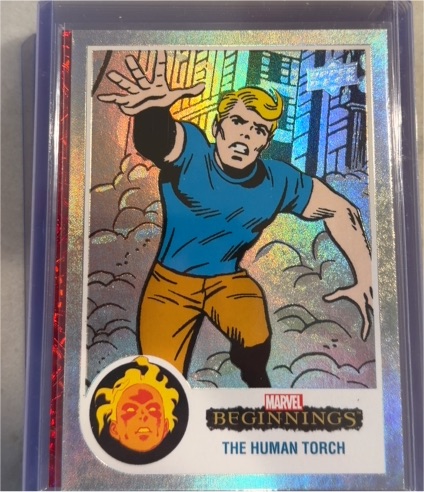 2022 Upper Deck Marvel Beginnings Vol. 2 Series 1 #5 The Human Torch — front