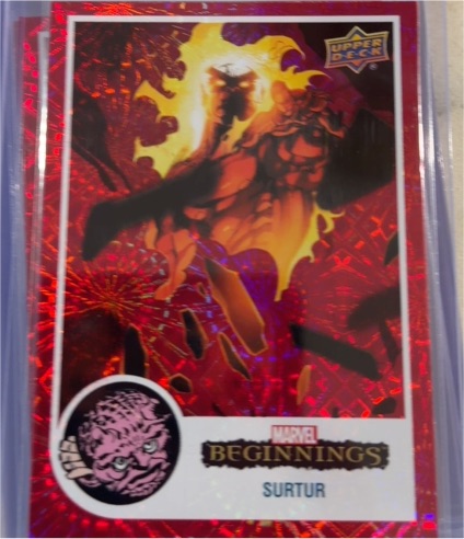 2022 Upper Deck Marvel Beginnings #20 Surtur — front