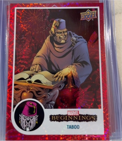 2022 Upper Deck Marvel Beginnings #65 Taboo — front