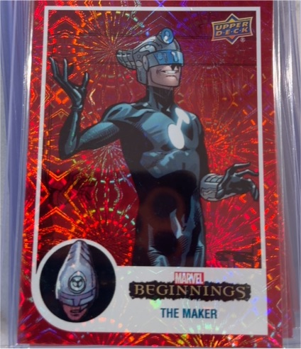 2022 Upper Deck Marvel Beginnings Vol 2 Series 1 #162 The Maker — front