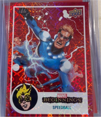 2022 Upper Deck Marvel Beginnings Vol 2 Series 1 #108 Speedball — front