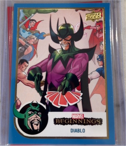 2022 Upper Deck Marvel Beginnings Vol 2 Series 1 #26 Diablo — front