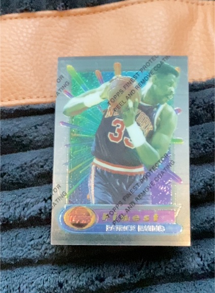 1994-95 Topps Finest #33 Patrick Ewing — front