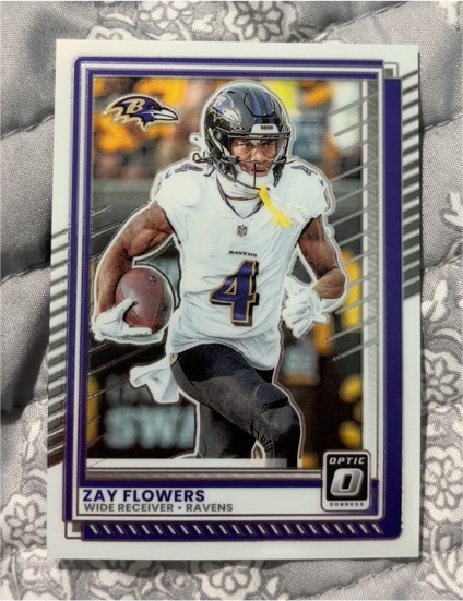 2025 Panini Donruss Optic #120 Zay Flowers — front