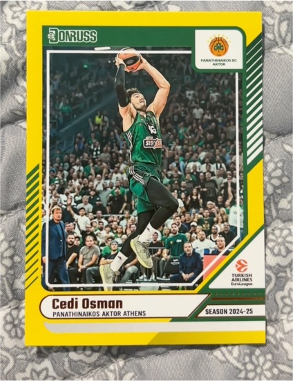 2024-25 Panini Donruss Euroleague #31 Cedi Osman — front