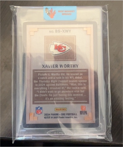 2024 Panini One Football #BS-XWY Xavier Worthy — front