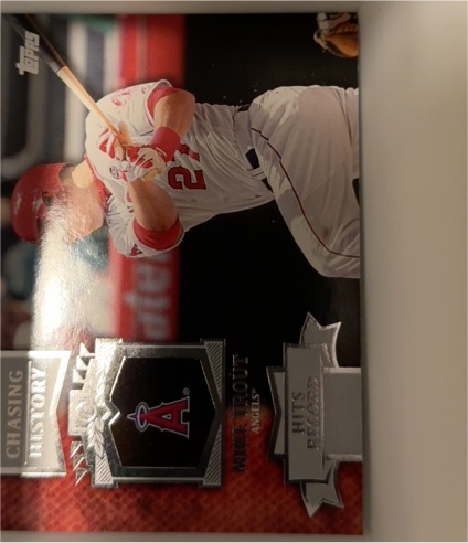 2013 Topps Update Chasing History #CH-121 Mike Trout — front