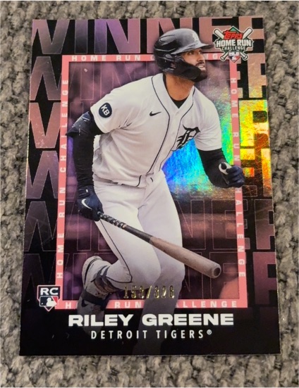 2023 Topps Home Run Challenge Winner #HRCW-24 Riley Greene — front