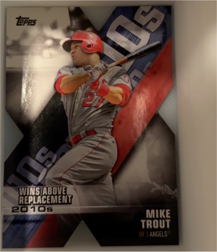 2020 Topps Decade of Dominance Die-Cuts #DOD-9 Mike Trout — front
