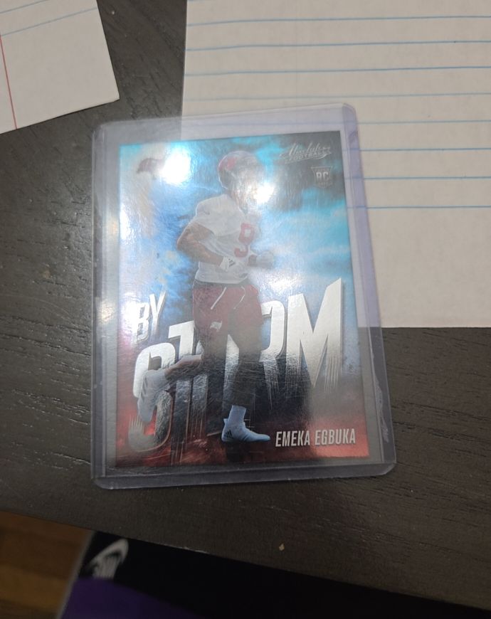 2025 Panini Absolute By Storm #4 Emeka Egbuka — front