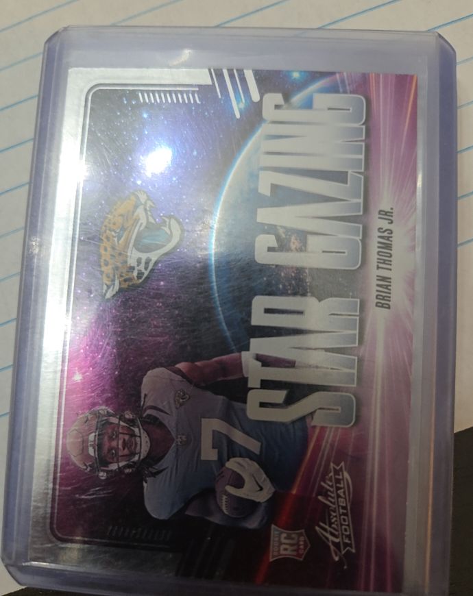 2024 Panini Absolute #SG-BTJ Brian Thomas Jr. Star Gazing — front