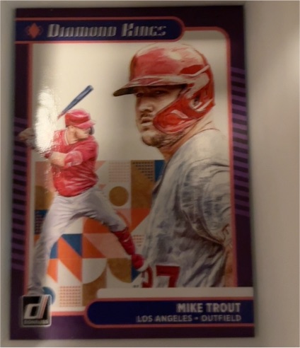 2021 Donruss Diamond Kings #14 Mike Trout — front