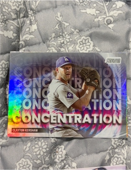 2025 Topps Stadium Club #C-13 Clayton Kershaw Concentration — front
