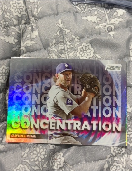 2025 Topps Stadium Club #C-13 Clayton Kershaw Concentration — front
