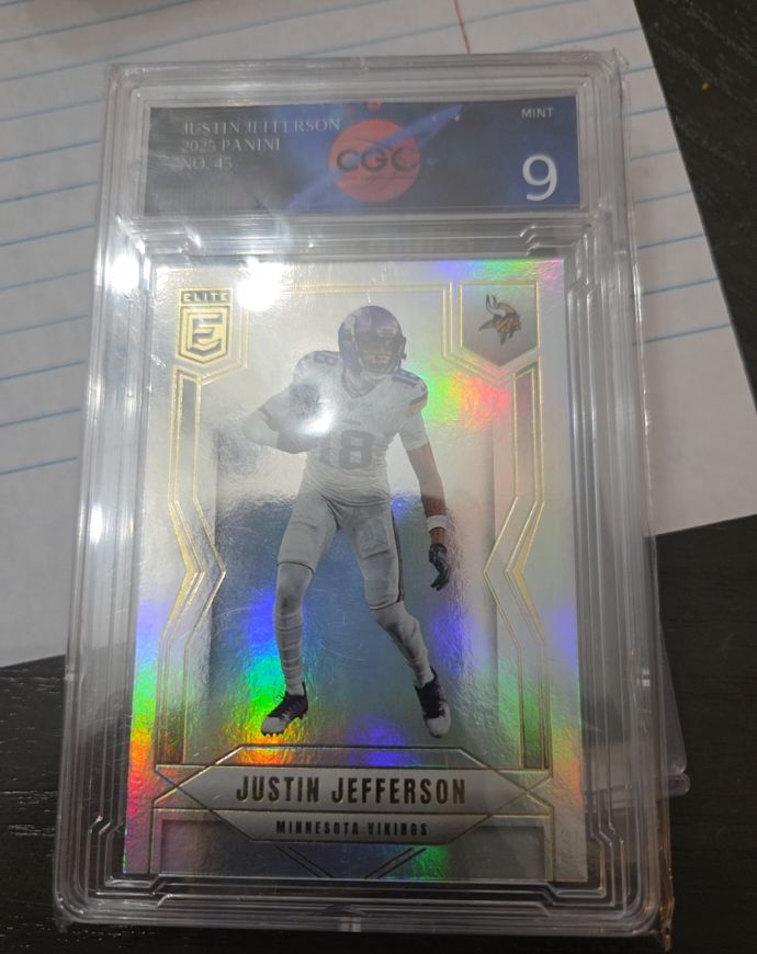 2025 Panini Donruss Elite #45 Justin Jefferson — front