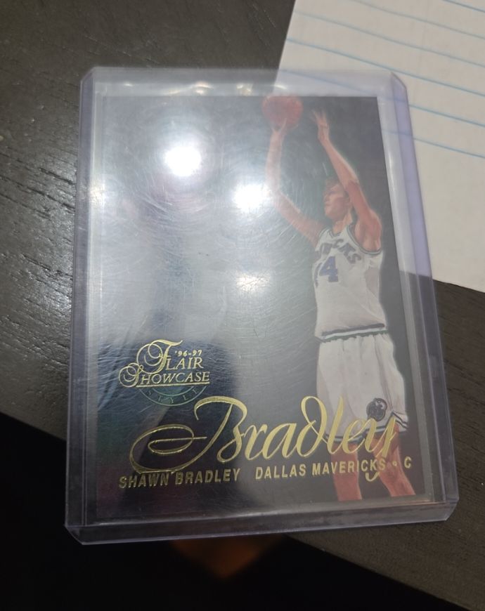 1996-97 Flair Showcase #87 Shawn Bradley — front