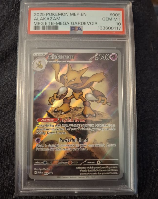 2025 Pokémon #009 Alakazam — front