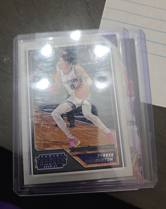 2020-21 Panini Chronicles Threads #91 Tyrese Haliburton — front