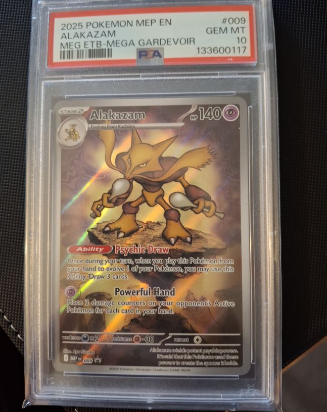2025 Pokemon MEP EN #009 Alakazam MEG ETB-MEGA GARDEVOIR — front