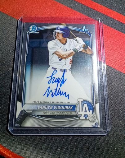 2025 Bowman Draft Chrome #CPA-LV Landyn Vidourek — front