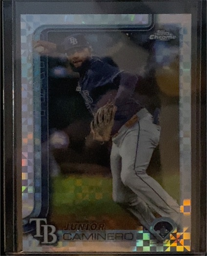 2025 Topps Chrome Update #USC109 Junior Caminero — front