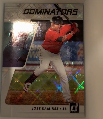 2021 Donruss Dominators #DOM7 Jose Ramirez — front