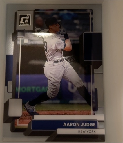2022 Panini Chronicles Clearly Donruss #46 Aaron Judge — front