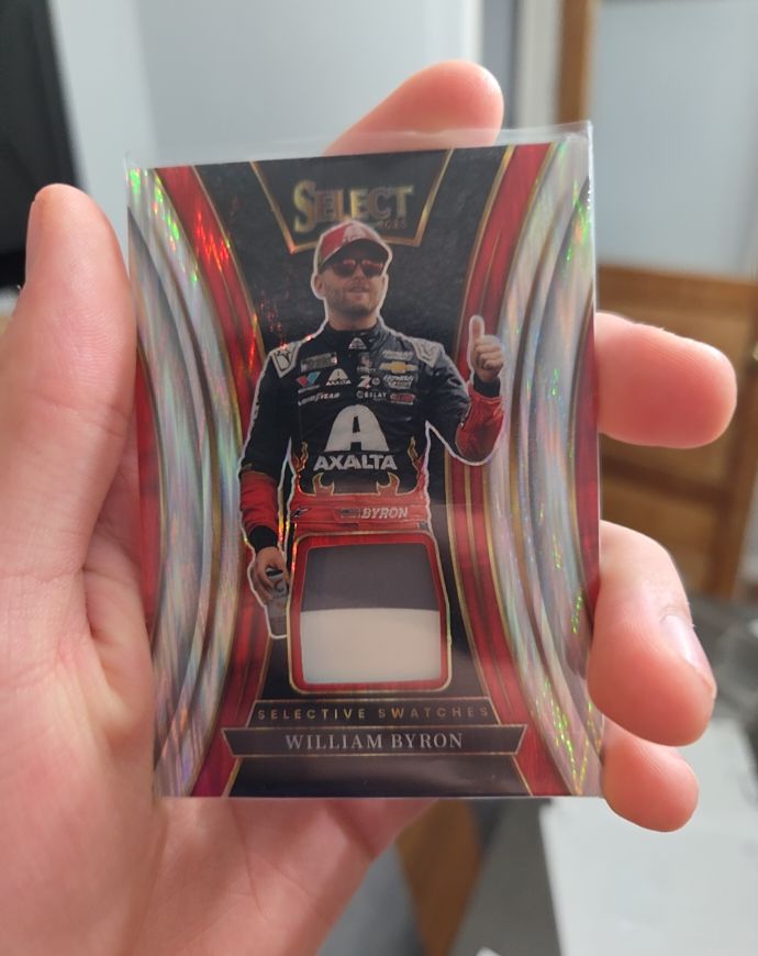 2025 Panini Select #SS-WBN William Byron Selective Swatches — front