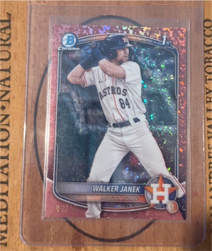 2025 Bowman Chrome #BCP-15 Walker Janek — front