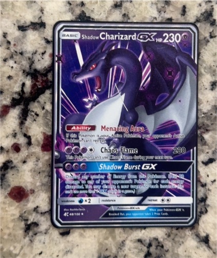 2017 Pokémon #48 Shadow Charizard GX — front