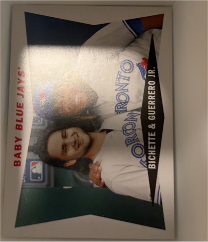 2020 Topps Archives #60CC-GB Baby Blue Jays Bo Bichette & Vladimir Guerrero Jr. — front