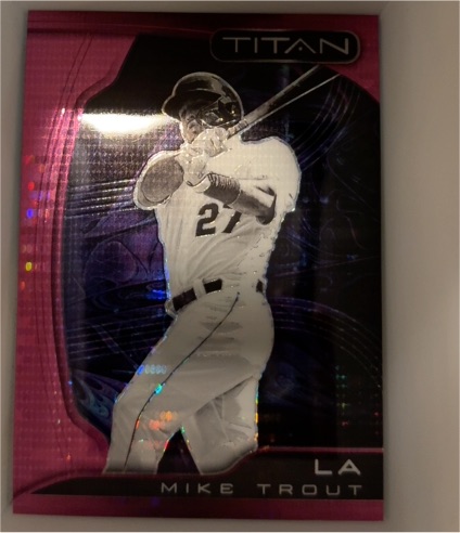 2022 Panini Chronicles Titan #20 Mike Trout — front