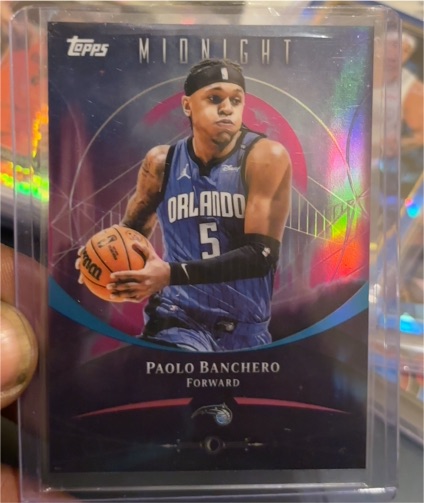 2025-26 Topps Midnight #34 Paolo Banchero — front