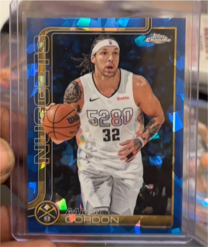 2025-26 Topps Chrome #100 Aaron Gordon — front