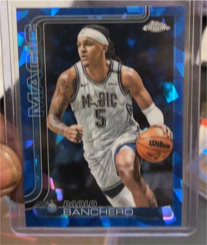 2025-26 Topps Chrome Sapphire #140 Paolo Banchero — front