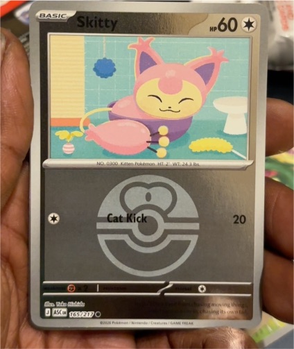 2023 Pokémon Ascended Heroes #165 Skitty — front